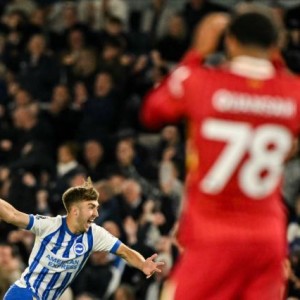 【英超】索博破门，萨拉赫失机，利物浦2-3客负布莱顿